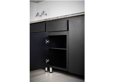 Concealed Hinges and Adjustable Legs